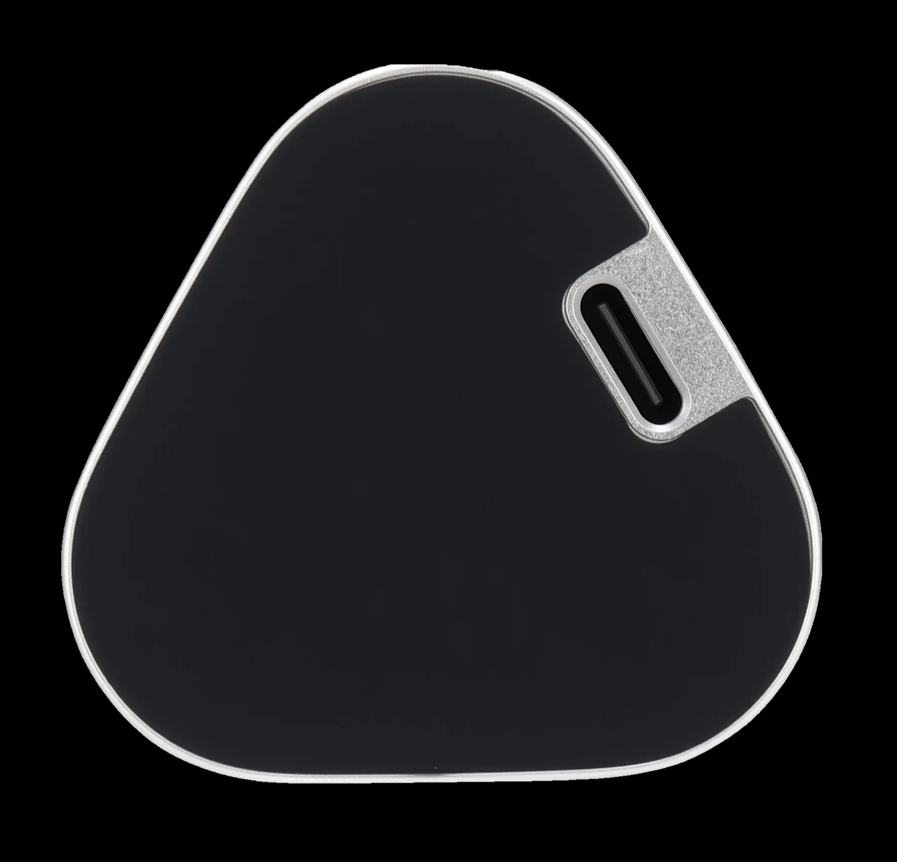 Graphite SparkIt TRI triangular base showing the built-in USB-C charging connection