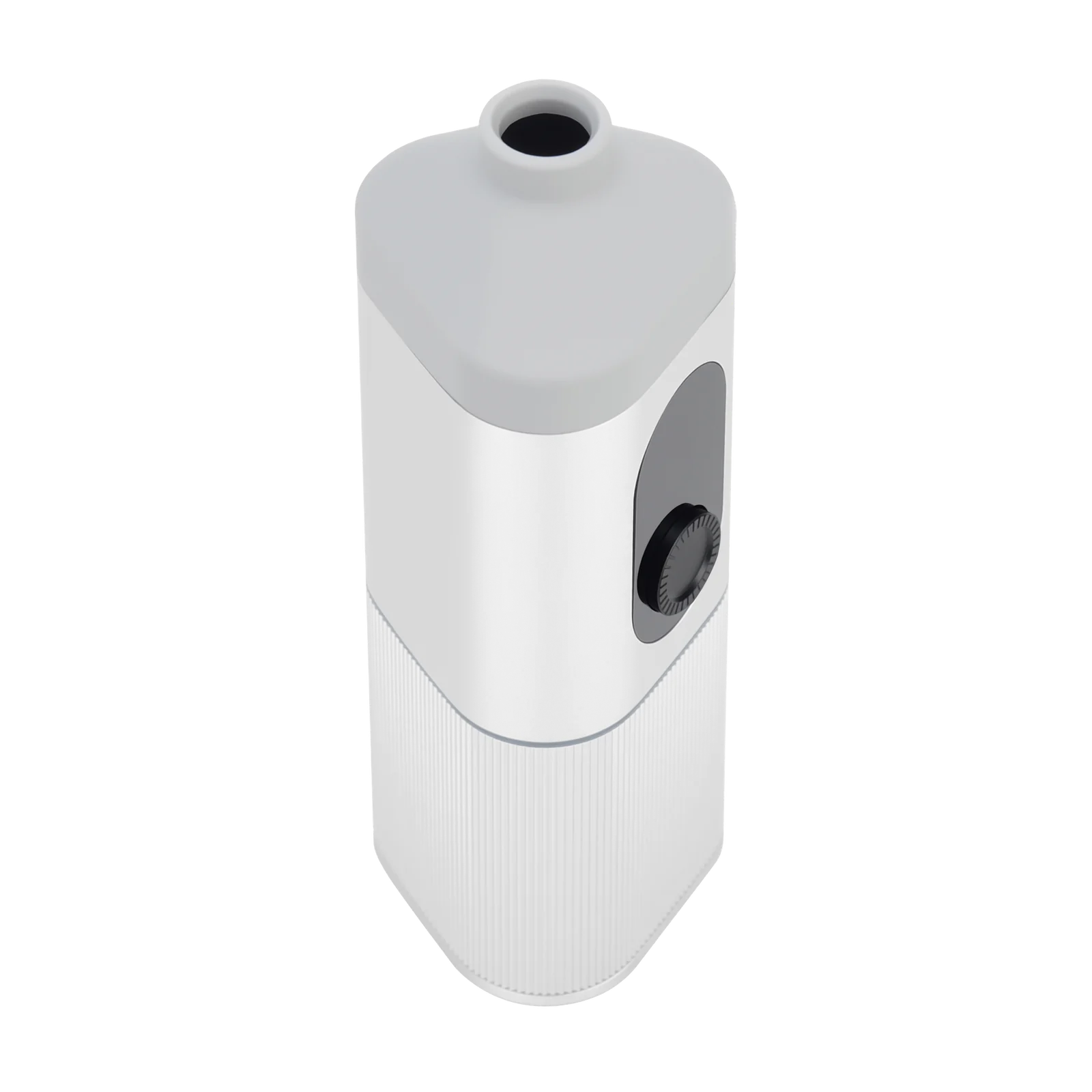 SparkIt TRI Silver three-quarter view showing its CNC aluminum body